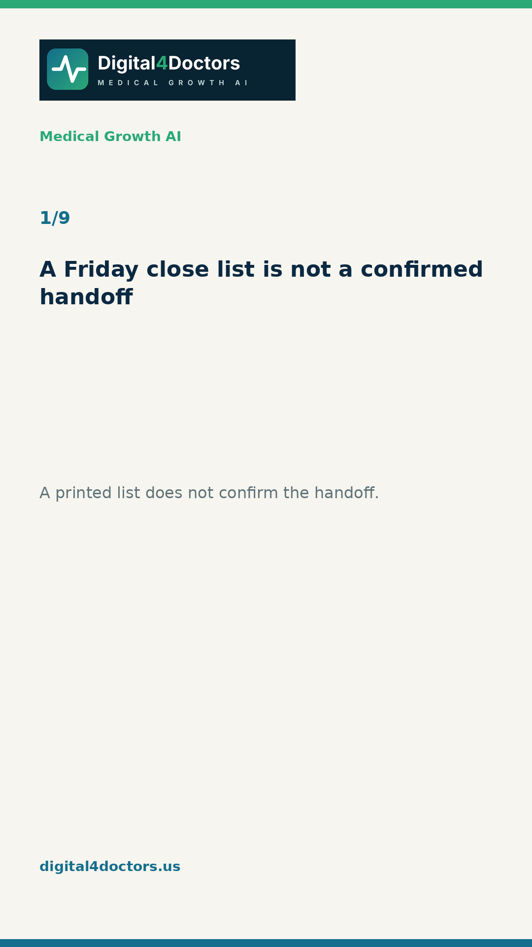 Friday close list slide 1