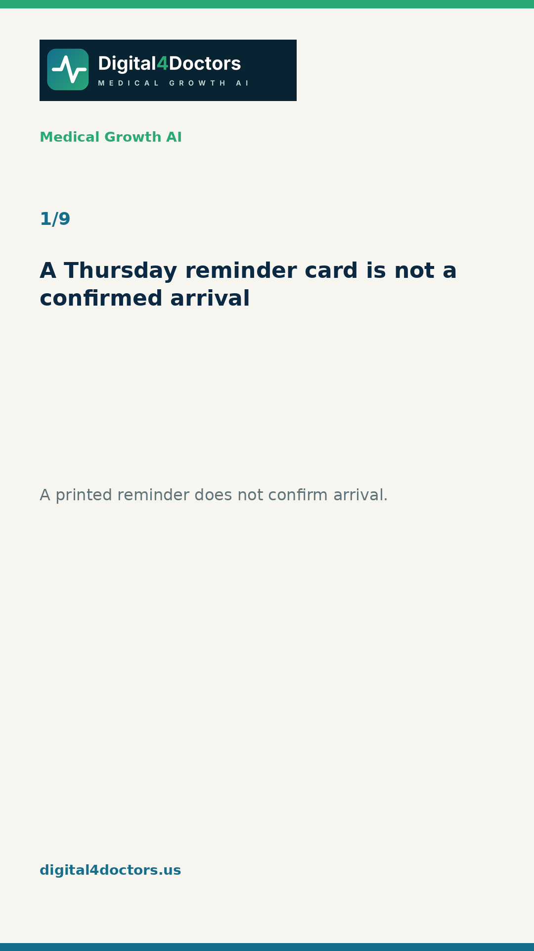 Thursday reminder slide 1